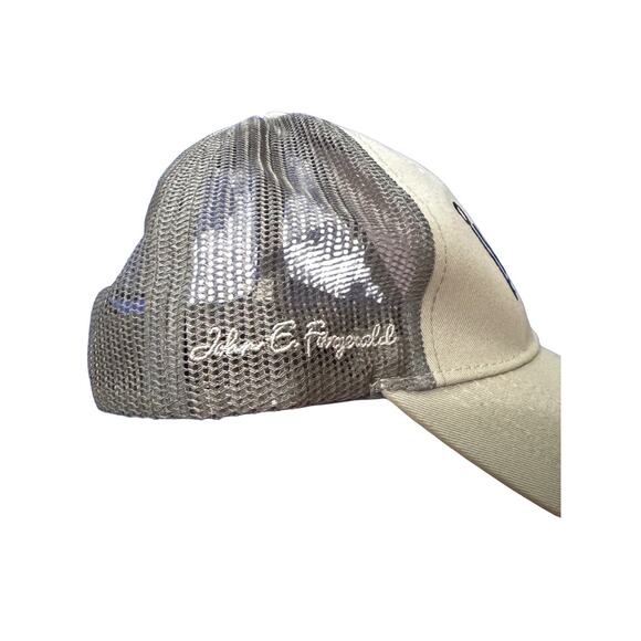 Larceny Bourbon Hat Tan Mesh Trucker Cap Adjustable John E. Fitzgerald NEW - Picture 2 of 2
